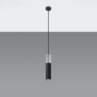 Lampe pendante BORGIO 1 noir
