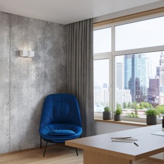 Applique QUAD 2 blanc