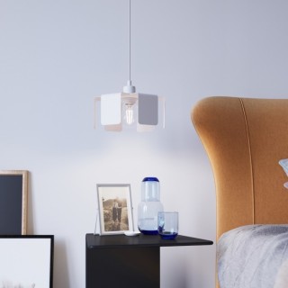 Lampe pendante TULIP blanc