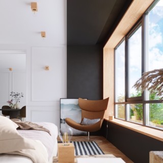 Lampe de table ARIZ en bois