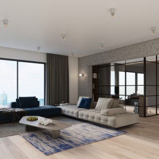 Plafonnier SALGADO béton