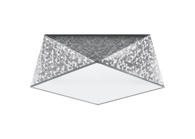 Plafonnier HEXA 35 argent