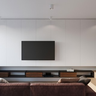 Plafonnier TIUBE blanc