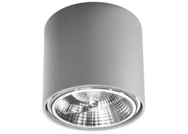 Plafonnier TIUBE gris