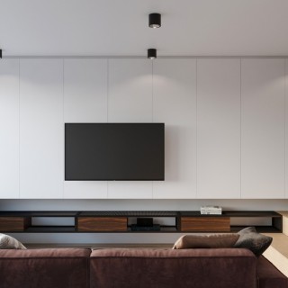 Plafonnier TIUBE noir