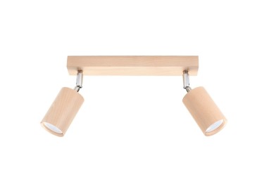 Plafonnier BERG 2 bois naturel