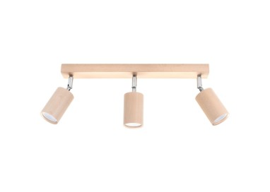 Plafonnier BERG 3 en bois naturel