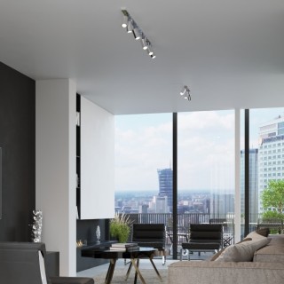 Plafonnier RING 2 chromé