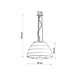 Lustre BELLA 60 blanc