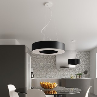 Lustre SATURNO SLIM 70 noir
