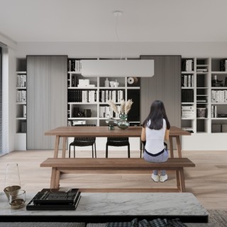 Lustre SANTA 120 blanc