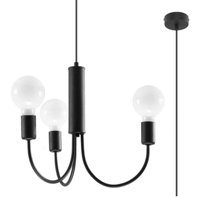 Lustre PICCOLO 3 noir