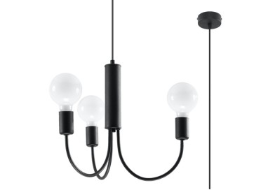 Lustre PICCOLO 3 noir