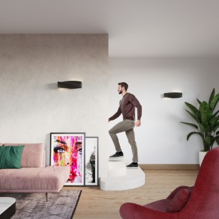 Applique céramique SIGMA noir