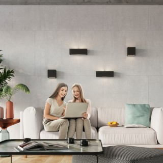 Applique céramique LEO noir