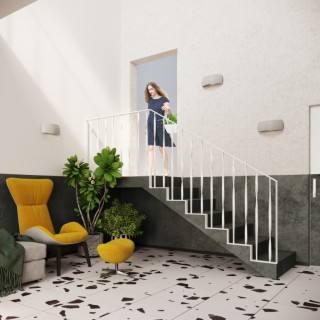 Applique céramique PONTIUS gris