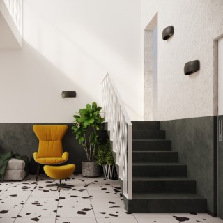 Applique céramique PONTIUS noir