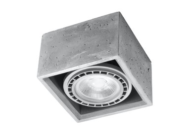 Plafonnier QUATRO 1 béton