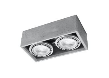Plafonnier QUATRO 2 béton