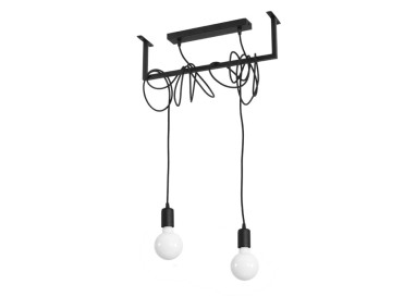 Lustre SALAMANCA 2 noir