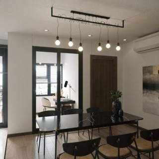 Lustre SALAMANCA 2 noir