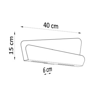 Applique BASCIA blanc