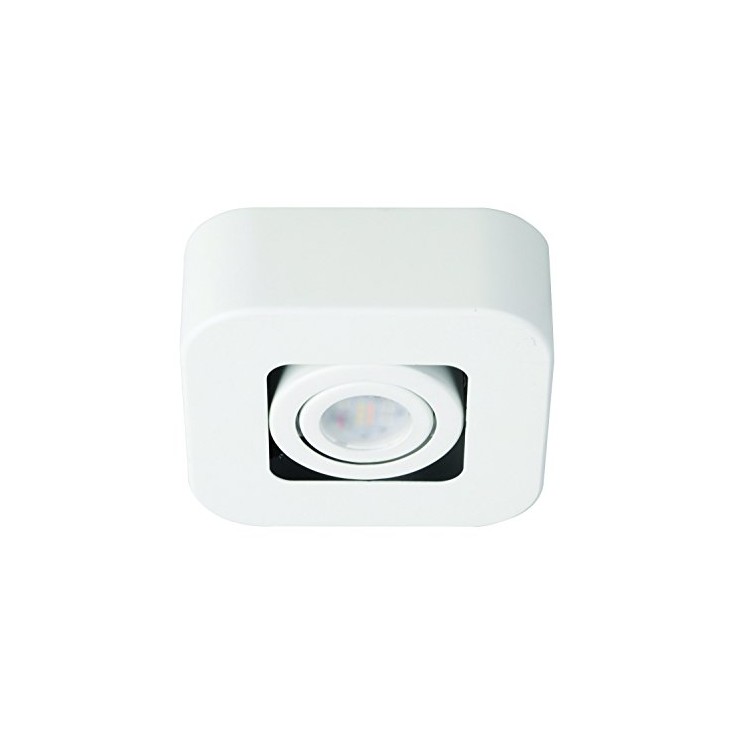 Jedi 563041316 Plafonnier Krypton 1L, Métal, Intégré, 6 W, Blanc