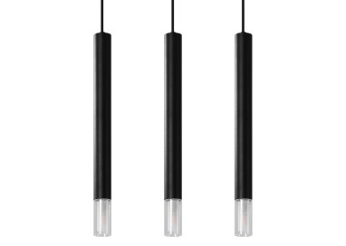 Lampe pendante WEZYR 3 noir
