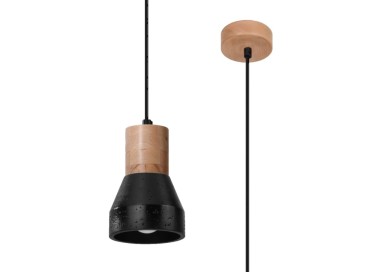 Lampe suspendue QUBIC noir