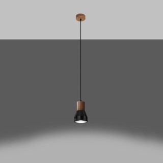 Lampe suspendue QUBIC noir