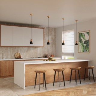 Lampe suspendue QUBIC noir