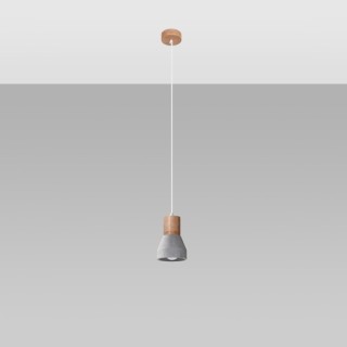 Lampe suspendue QUBIC gris