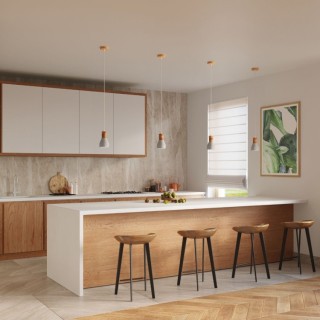 Lampe suspendue QUBIC gris