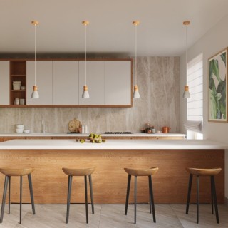 Lampe suspendue QUBIC gris