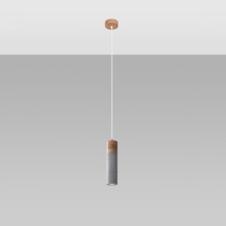 Lampe suspendue ZANE 1 gris