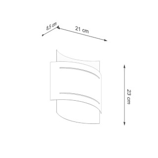 Applique HESTIA blanc