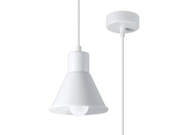Lampe pendante TALEJA 1 blanc [E27].