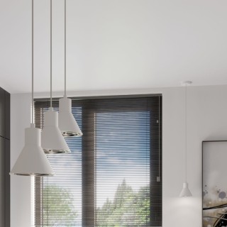 Lampe suspendue TALEJA 1 blanc [ES111]