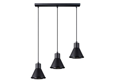 Lampe pendante TALEJA 3 noir [ES111]