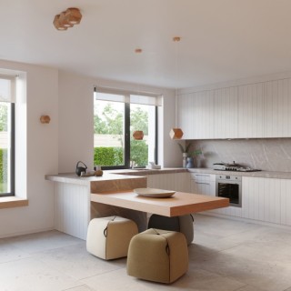 Plafonnier WOODY 1 bois naturel