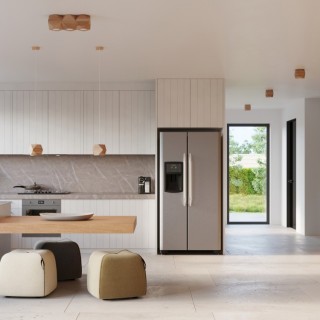 Plafonnier WOODY 1 bois naturel