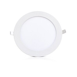 Vision-EL 77755 Plafonnier LED Aluminium/Polycarbonate, 12 W, Blanc, ((Ø)-170 mm