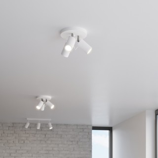 Plafonnier RING 3P blanc