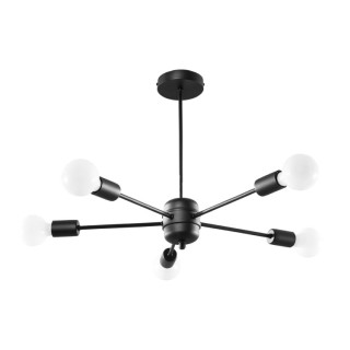 Lustre LANGO 5 noir