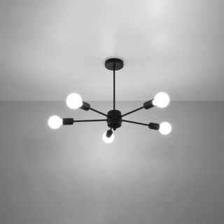 Lustre LANGO 5 noir