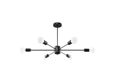 Lustre LANGO 6 noir