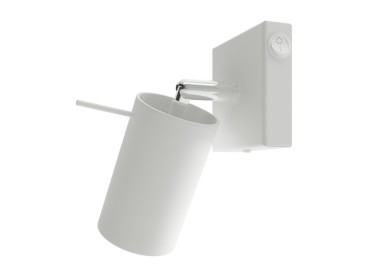 Applique RING blanche avec interrupteur