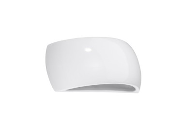 Applique vernie PONTIUS blanc brillant