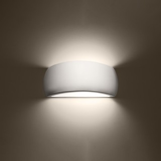 Applique vernie PONTIUS blanc brillant