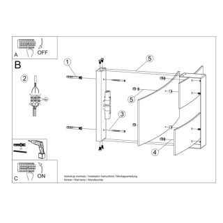 Applique CELIA blanc